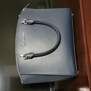 Michael Kors Navy Crossbody Satchel